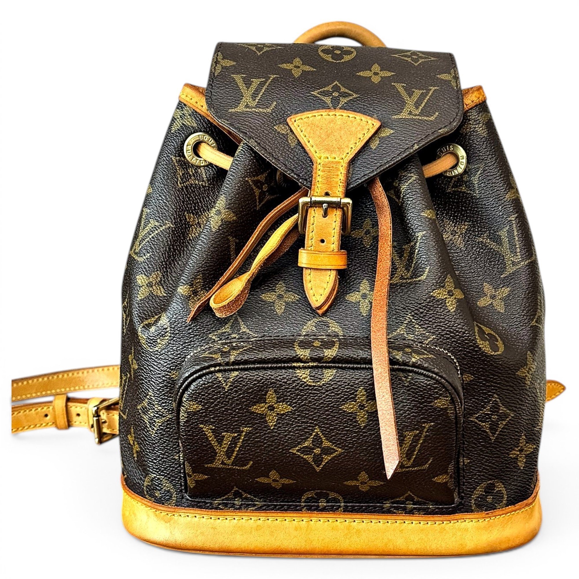 Louis Vuitton Montsouris Vintage leather backpack
