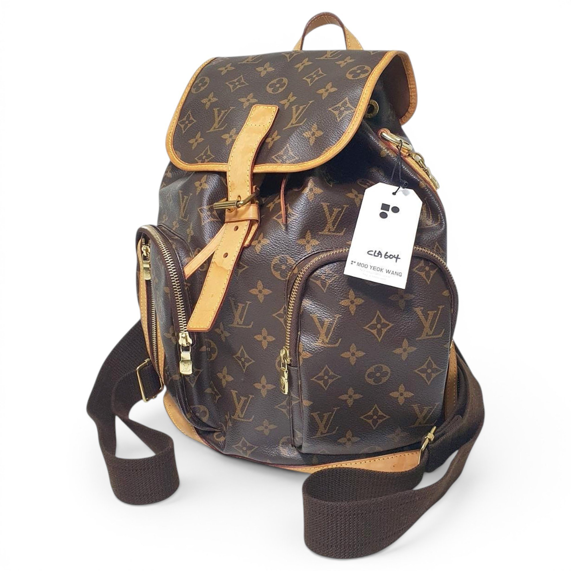 Leather backpack