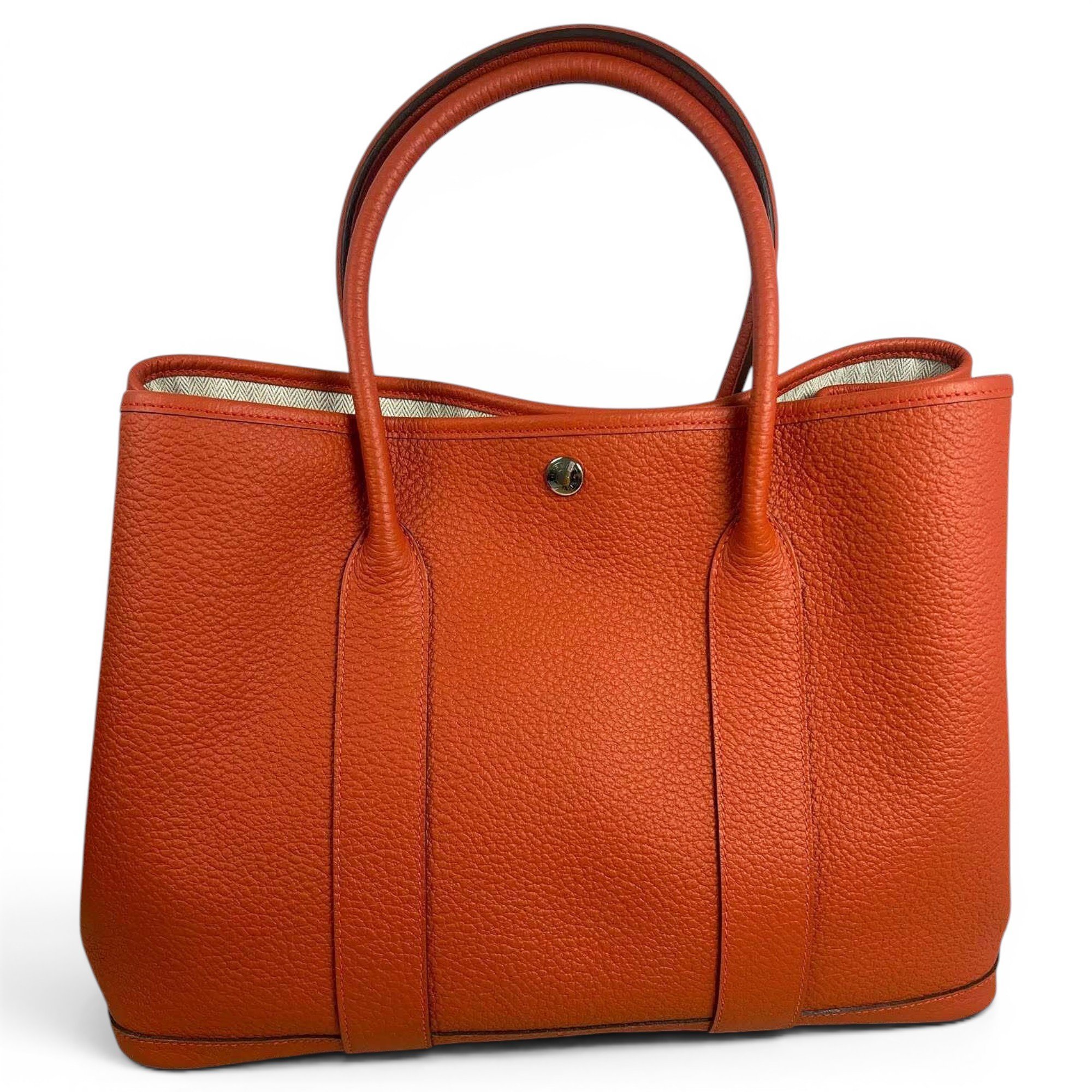 Garden Party leather handbag