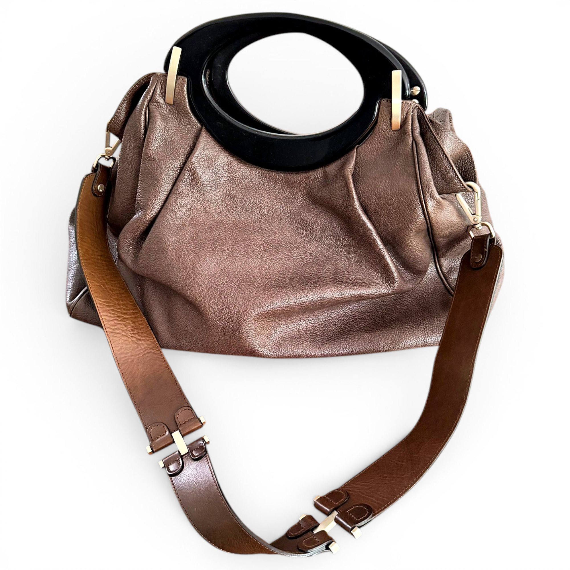 Leather crossbody bag