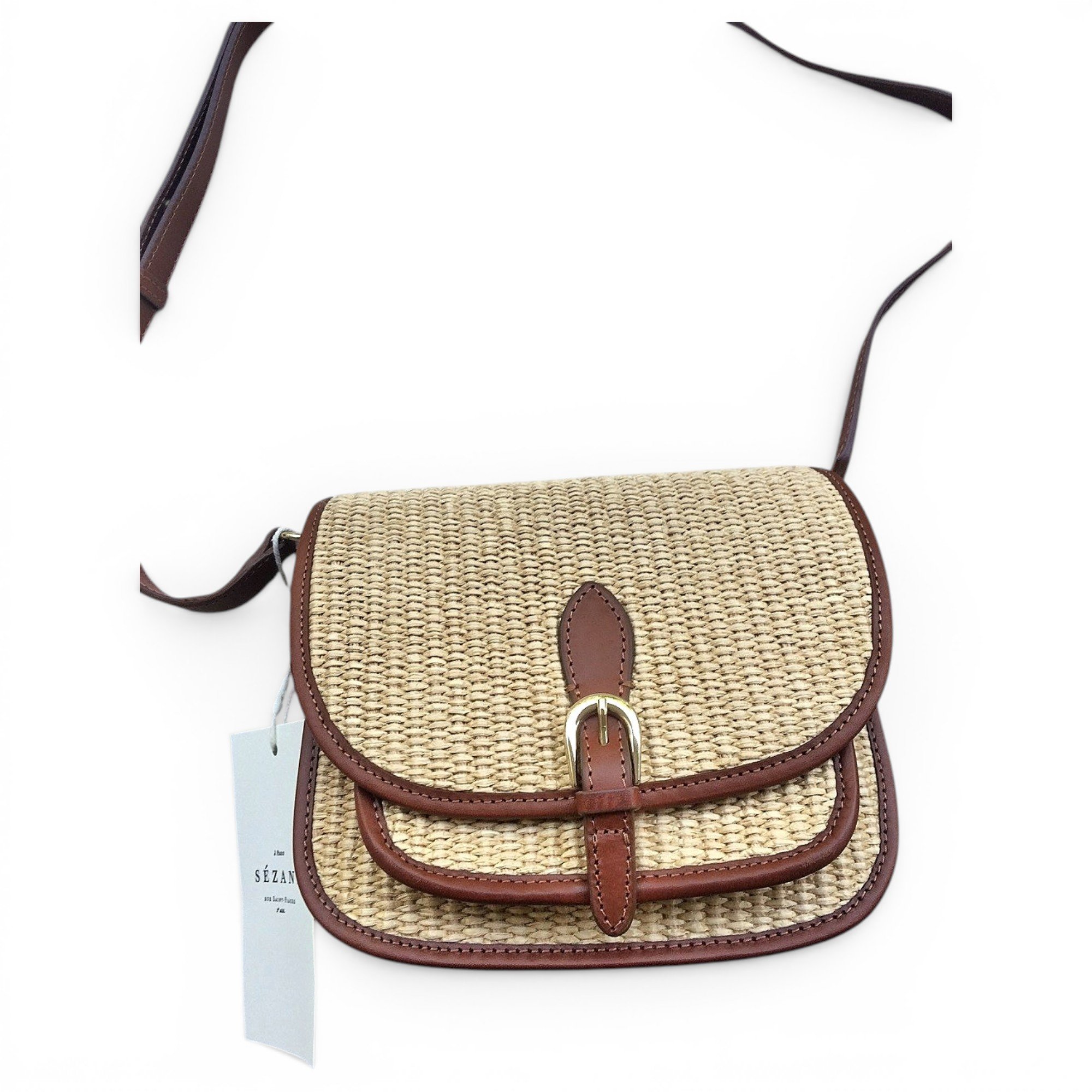 Leather crossbody bag