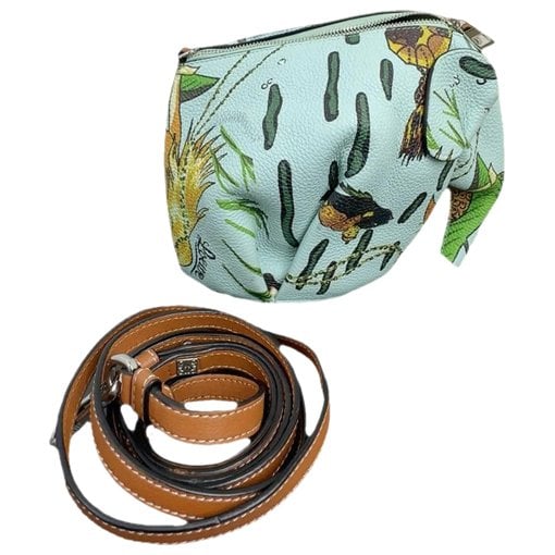 Animals leather handbag