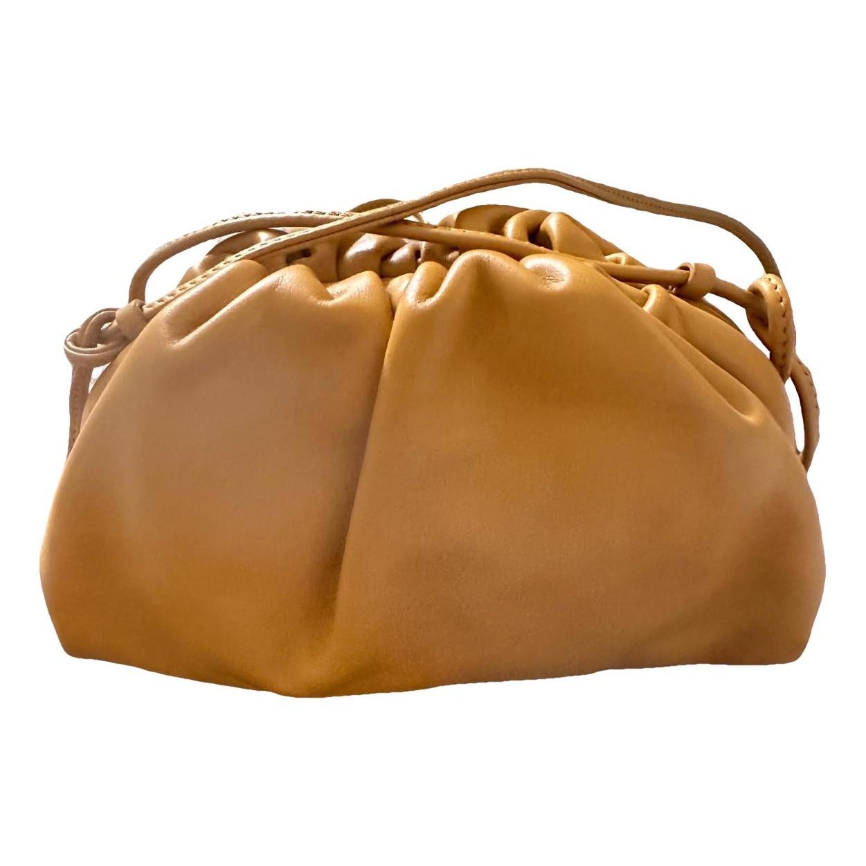 Pouch leather clutch bag