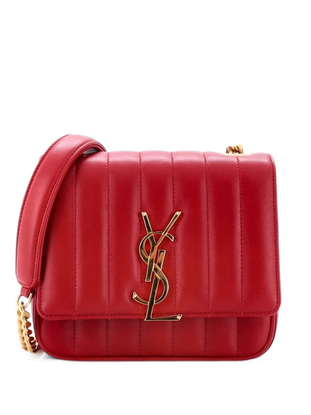 Vicky Vertical Quilted Leather Small crossbody bag
