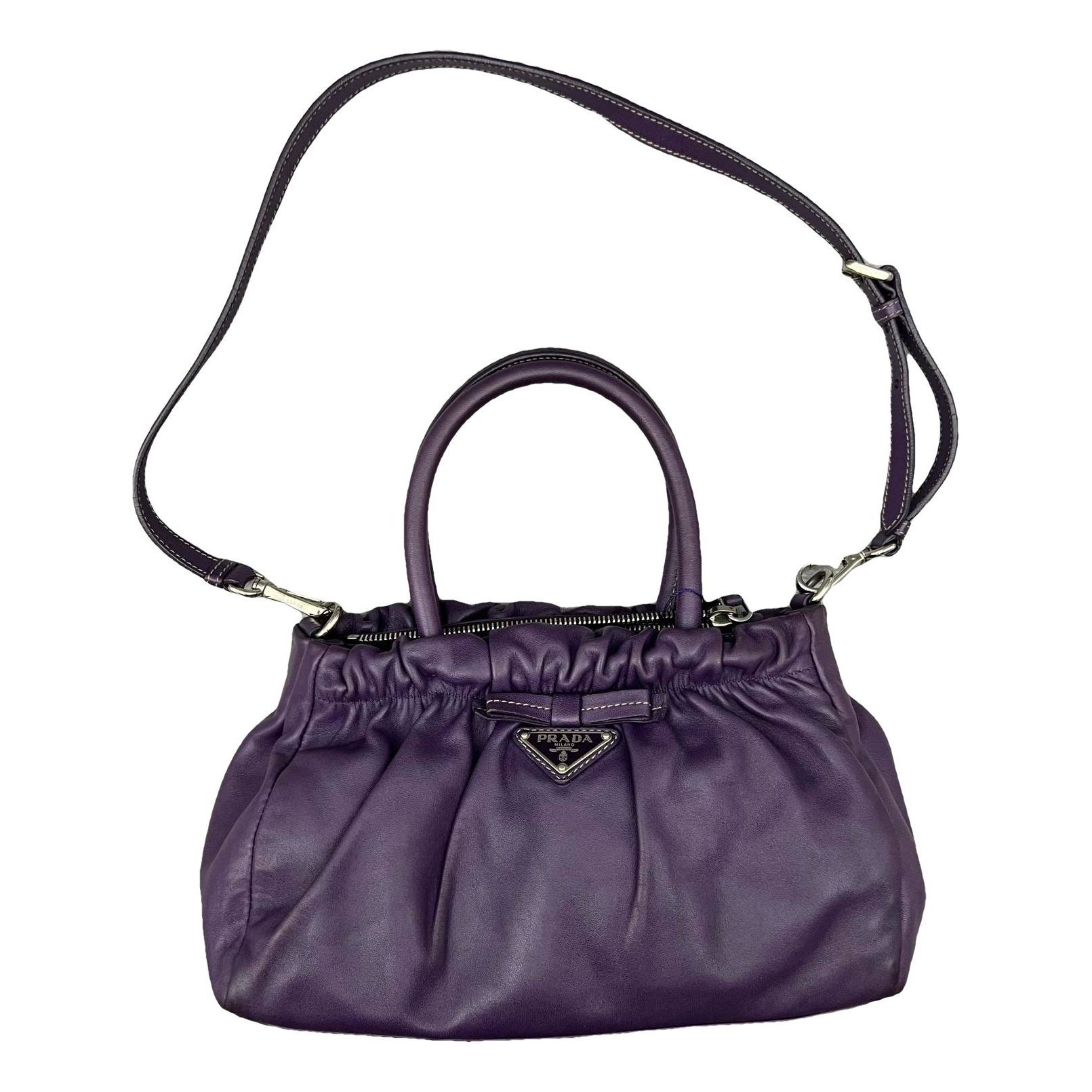 Leather handbag