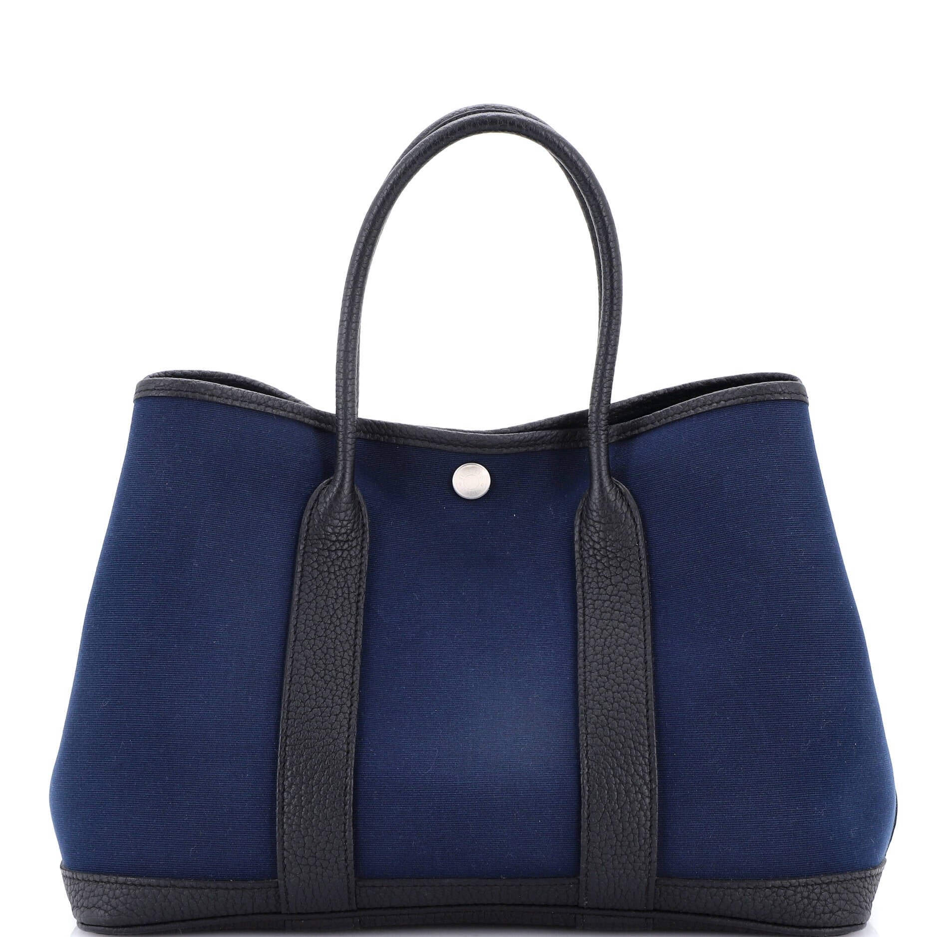 Hermes Garden Party Tote Toile and Leather 30