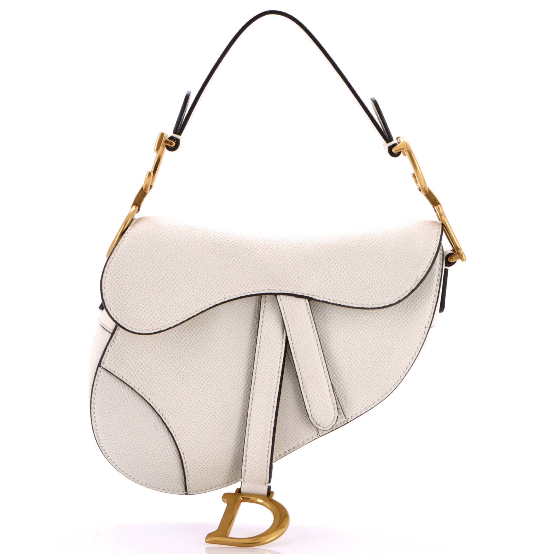 Saddle Handbag Leather Mini