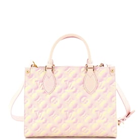 Louis Vuitton OnTheGo Tote Stardust Monogram Empreinte Leather PM