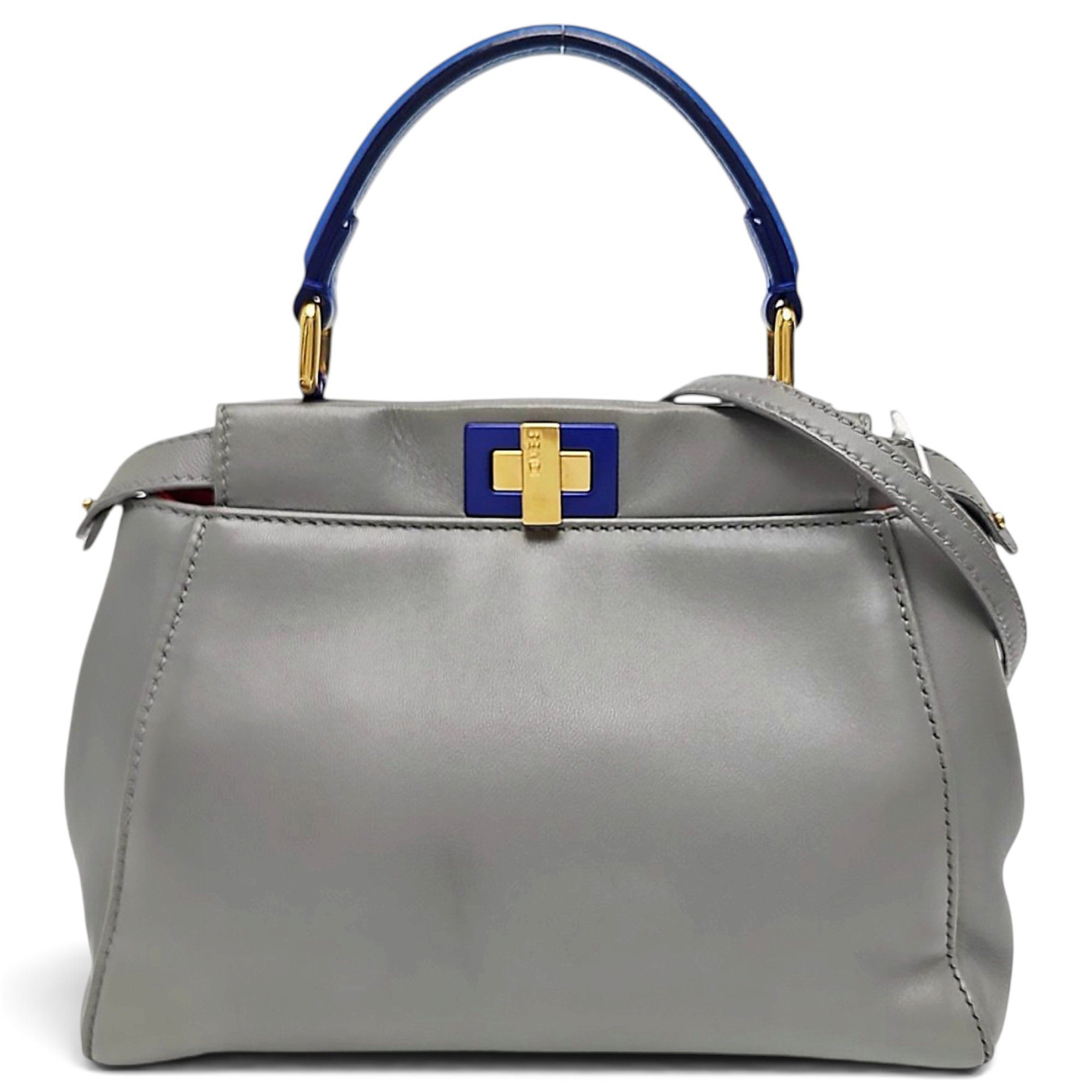 Peekaboo leather handbag