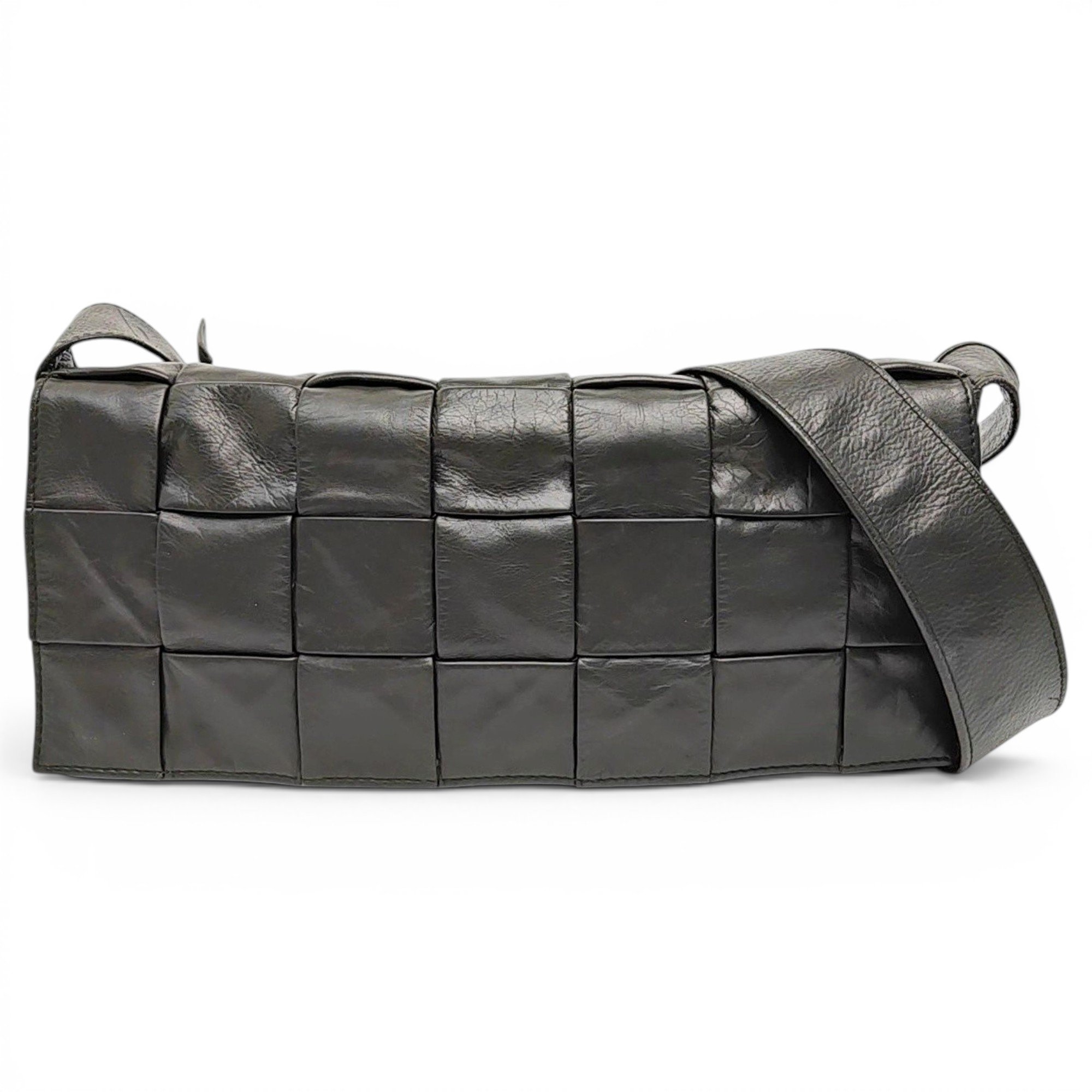 Brick Cassette leather handbag
