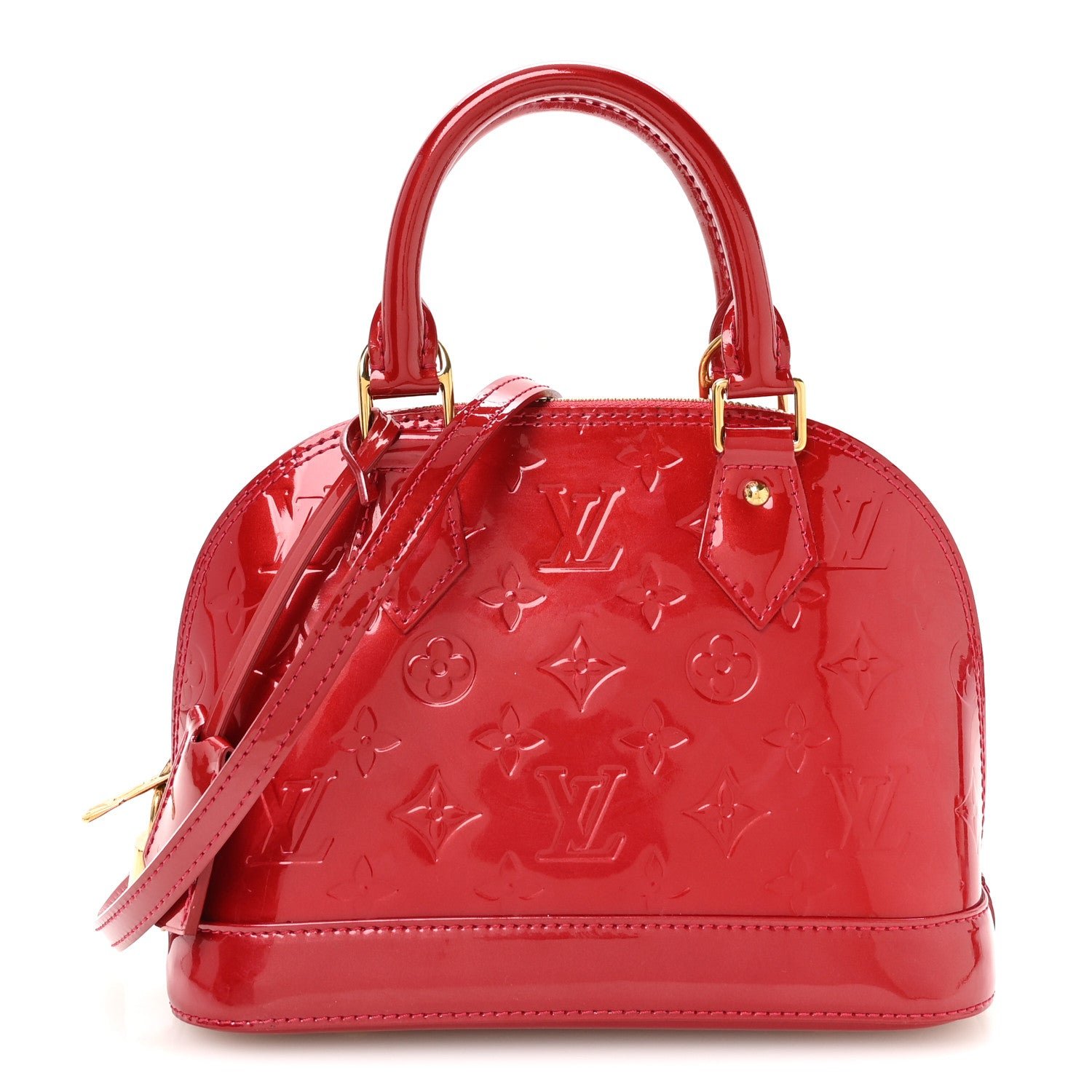 Louis Vuitton Vernis Alma BB Rose Indien