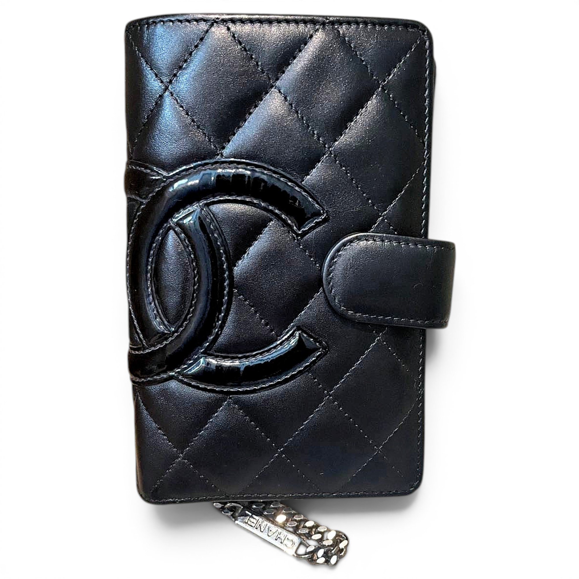 Leather clutch bag