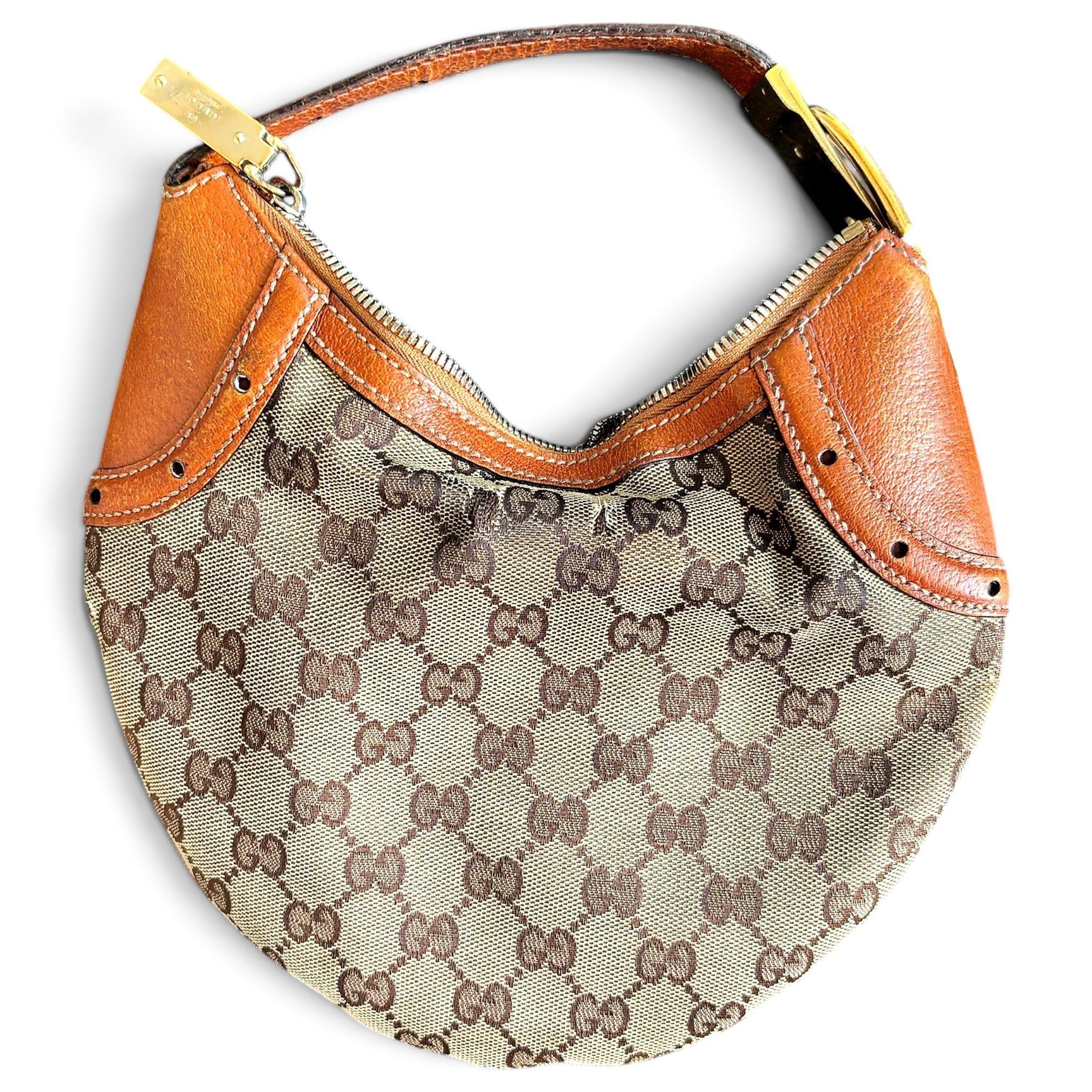 Hobo leather handbag