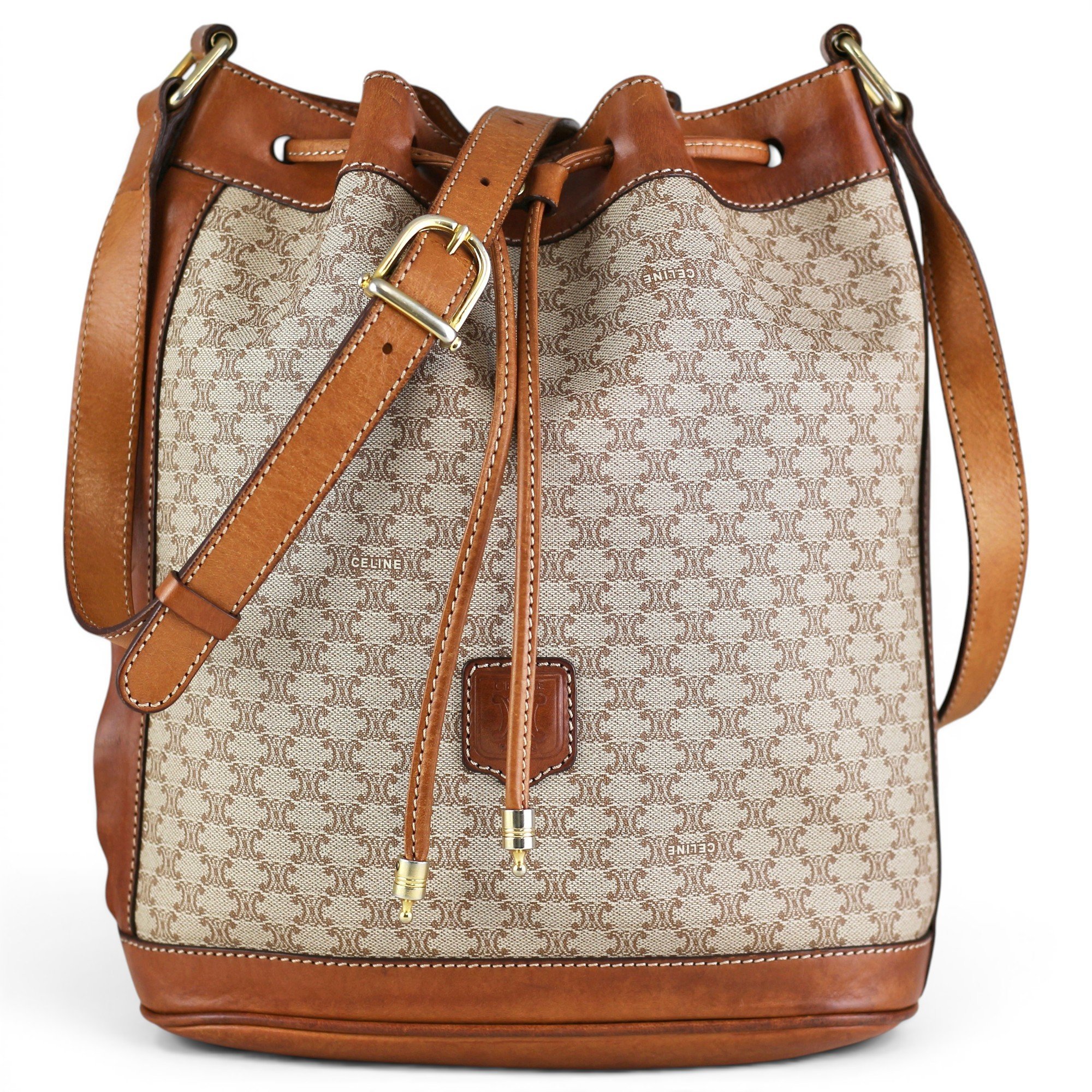 SAC SEAU leather handbag