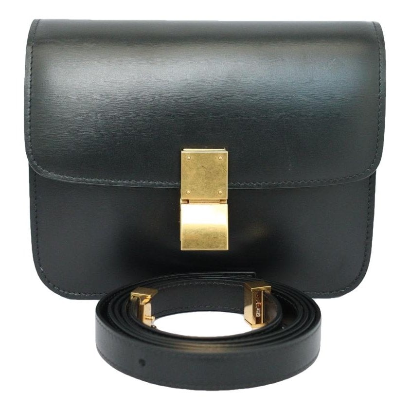 Classic leather crossbody bag