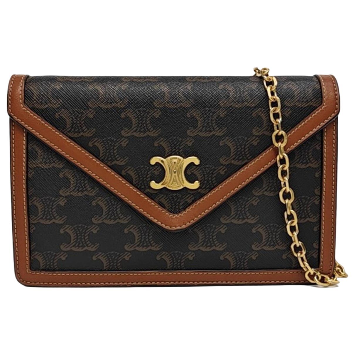 Triomphe leather crossbody bag