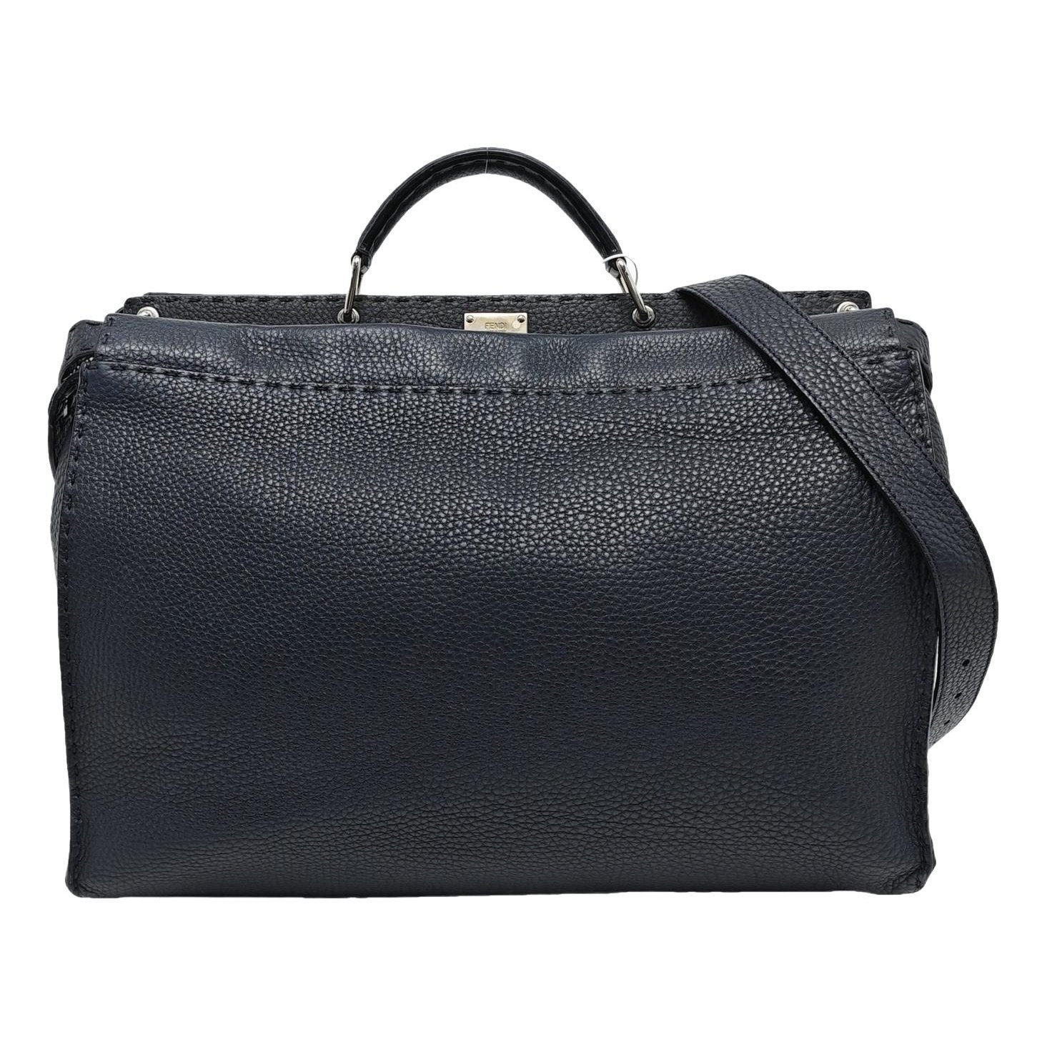 Peekaboo leather handbag