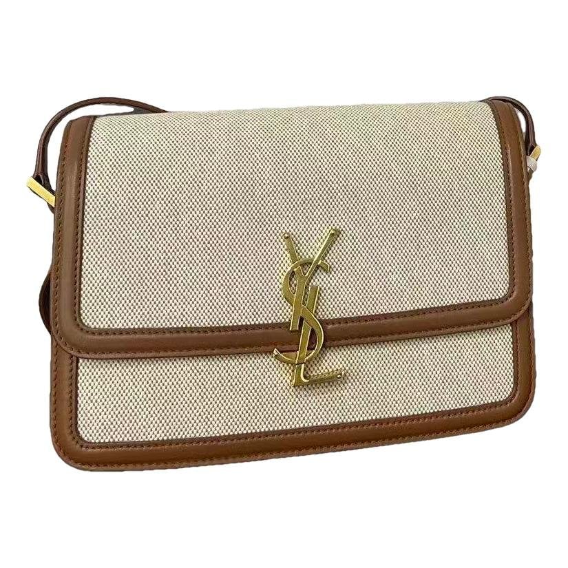 Solférino leather handbag