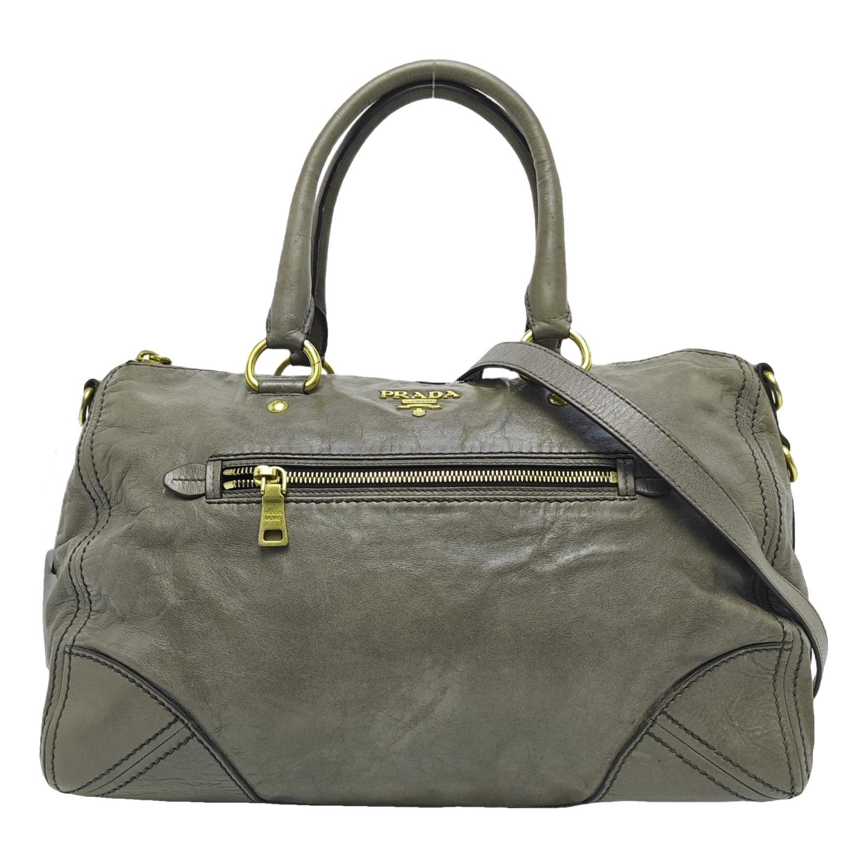 Madras leather handbag