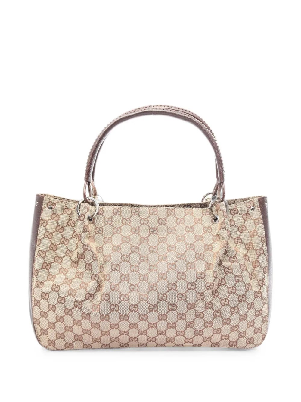 2000s GG canvas tote bag