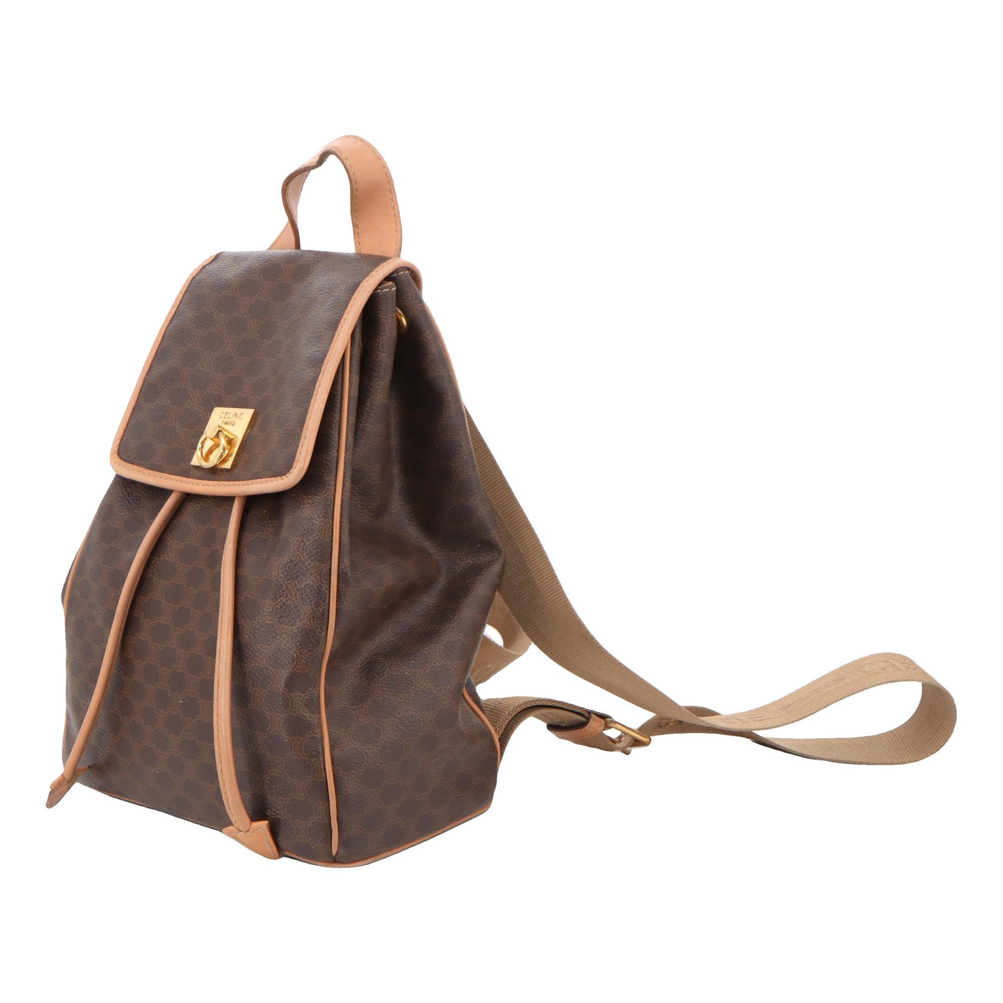 Leather backpack