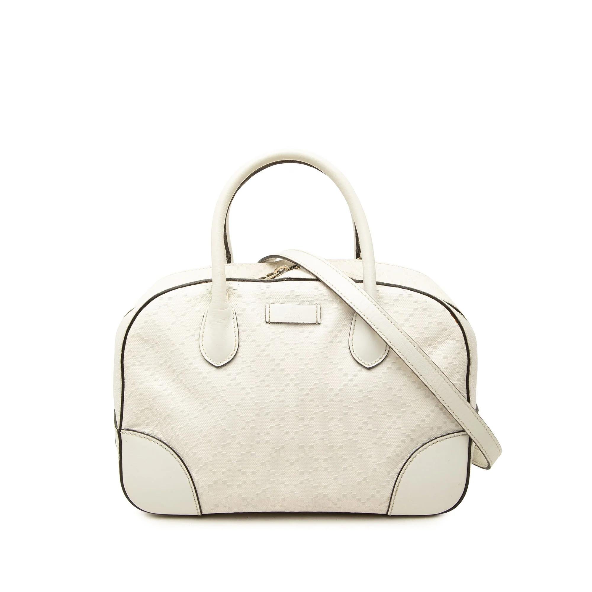 Gucci B leather satchel