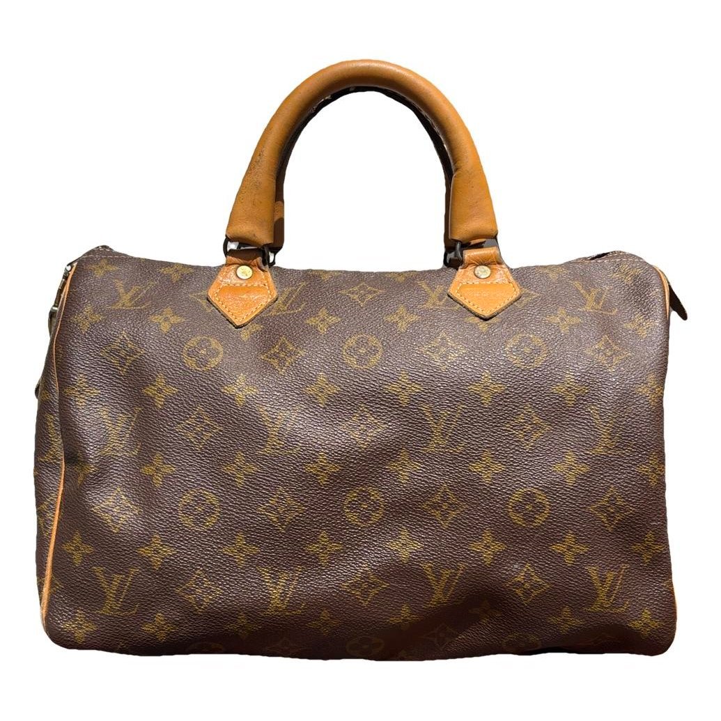 Speedy leather handbag
