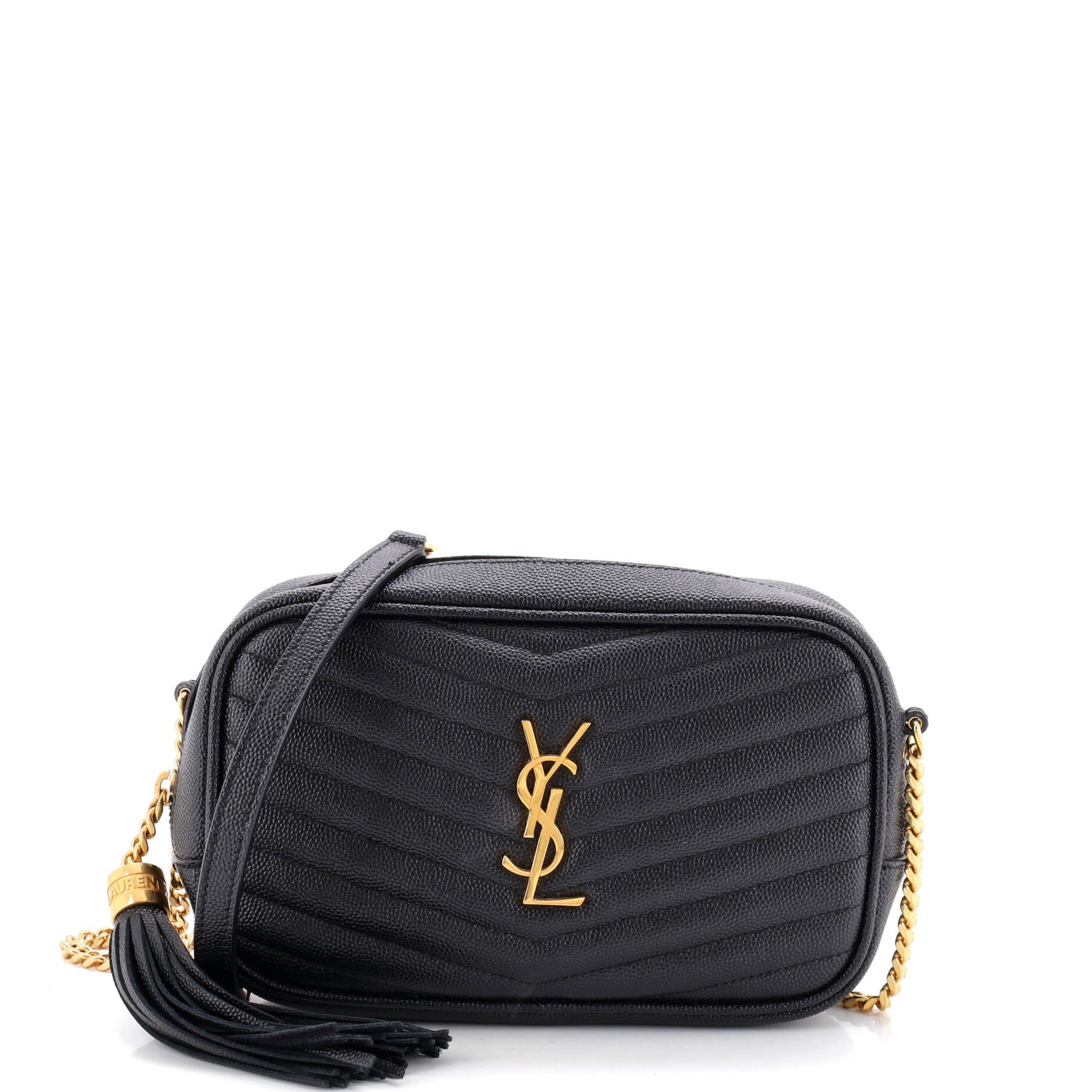 Lou Camera Bag Matelasse Chevron Leather Mini
