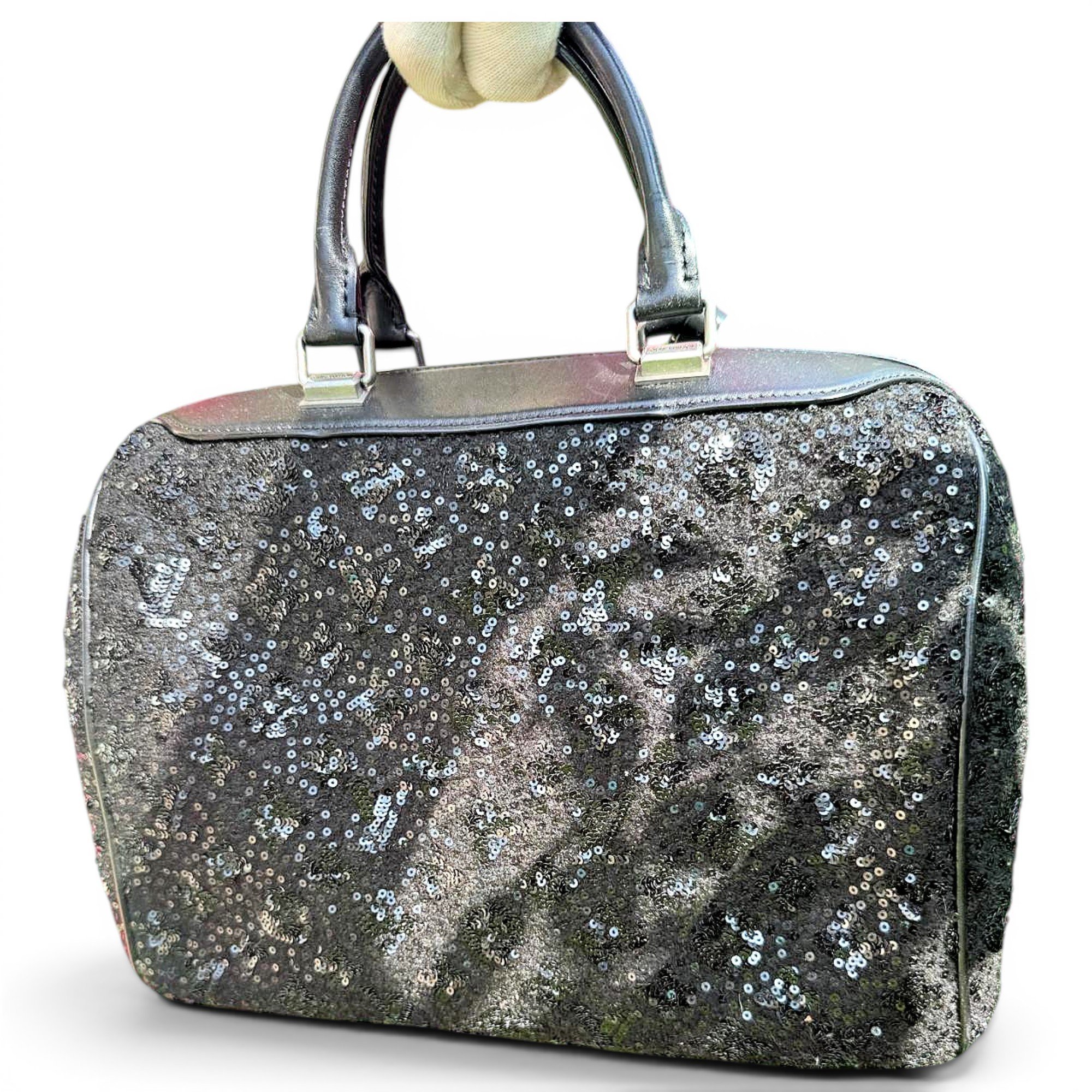 Speedy glitter handbag