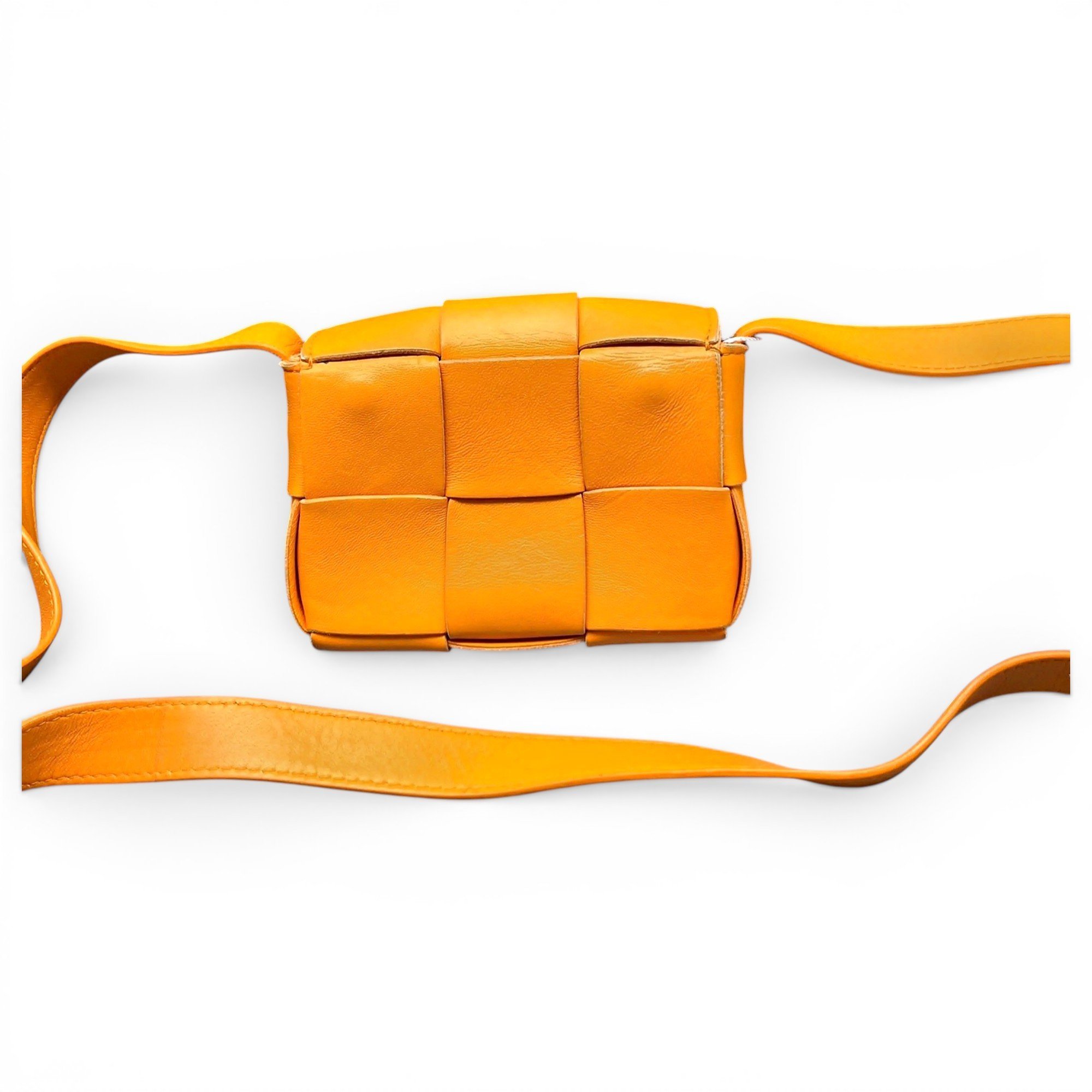 Cassette leather crossbody bag