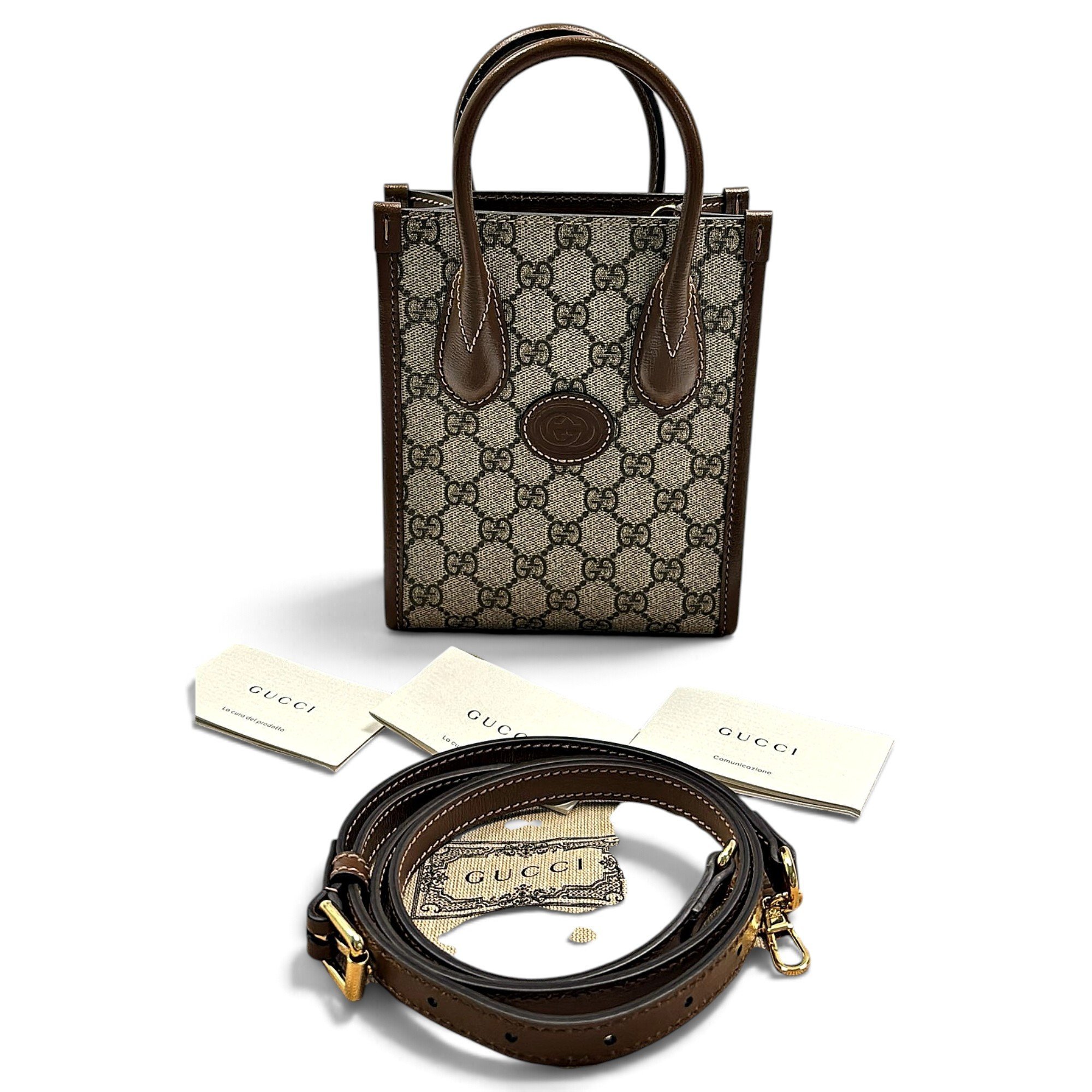 Ophidia leather tote
