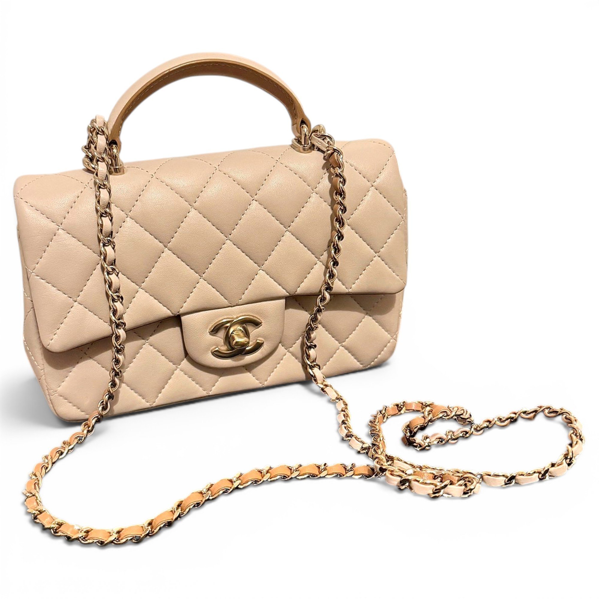 Timeless Classique Top Handle leather handbag