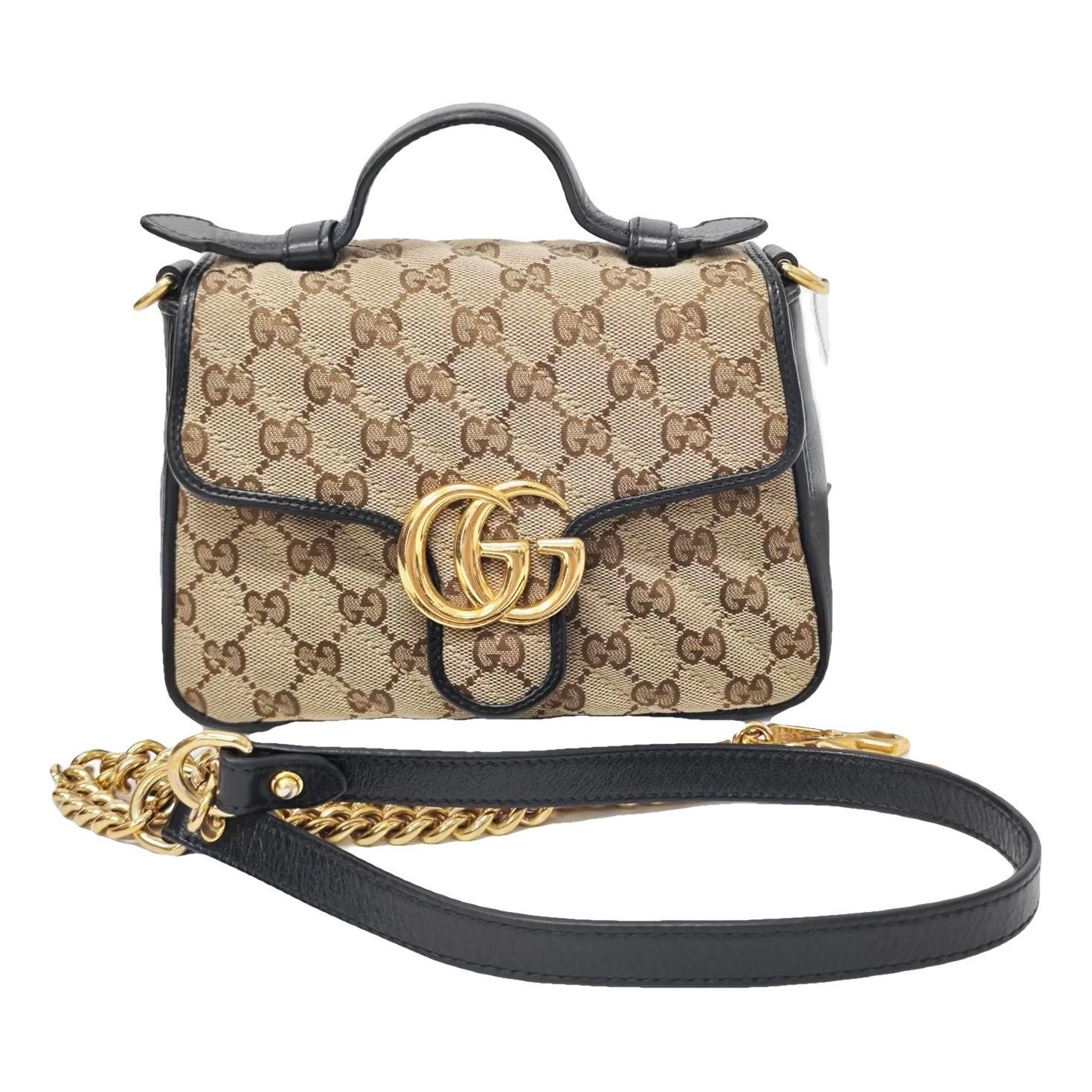 GG Marmont Flap leather handbag