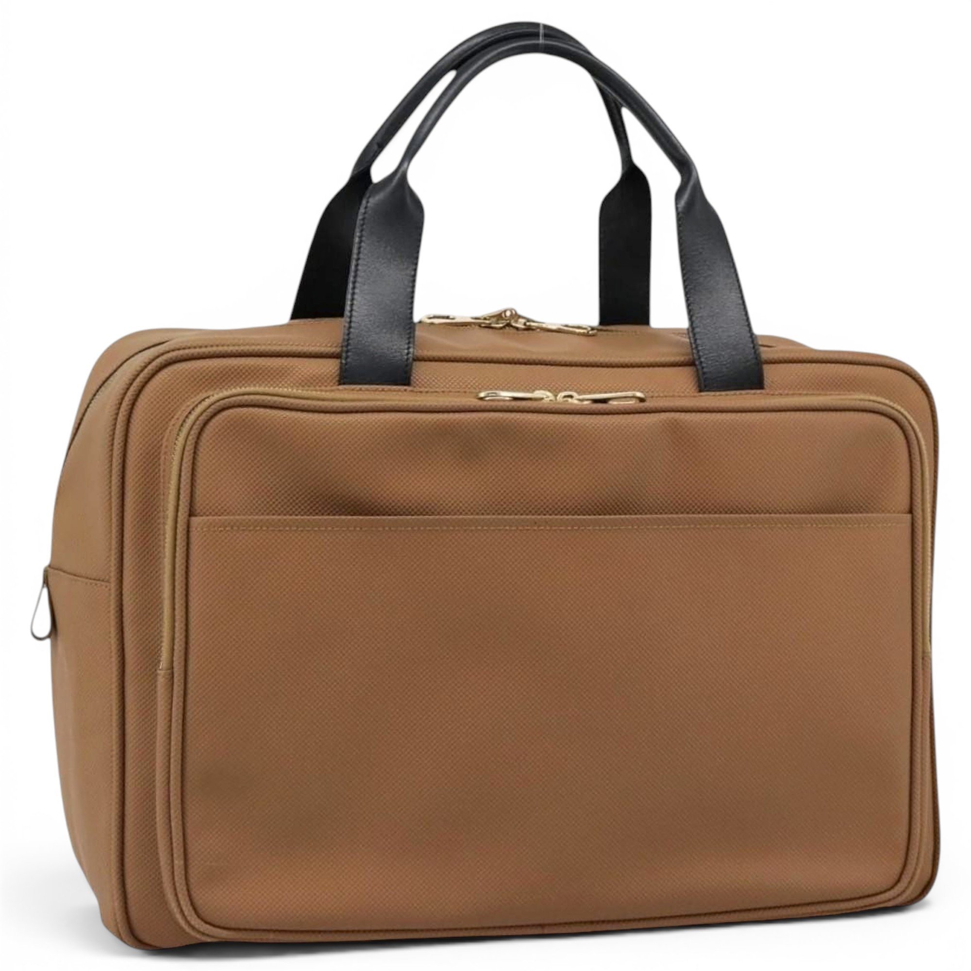 Veneta leather bowling bag
