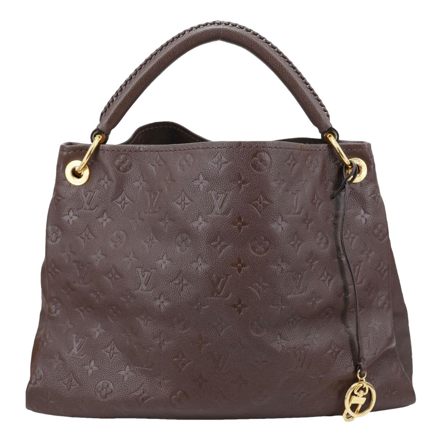 Artsy leather handbag