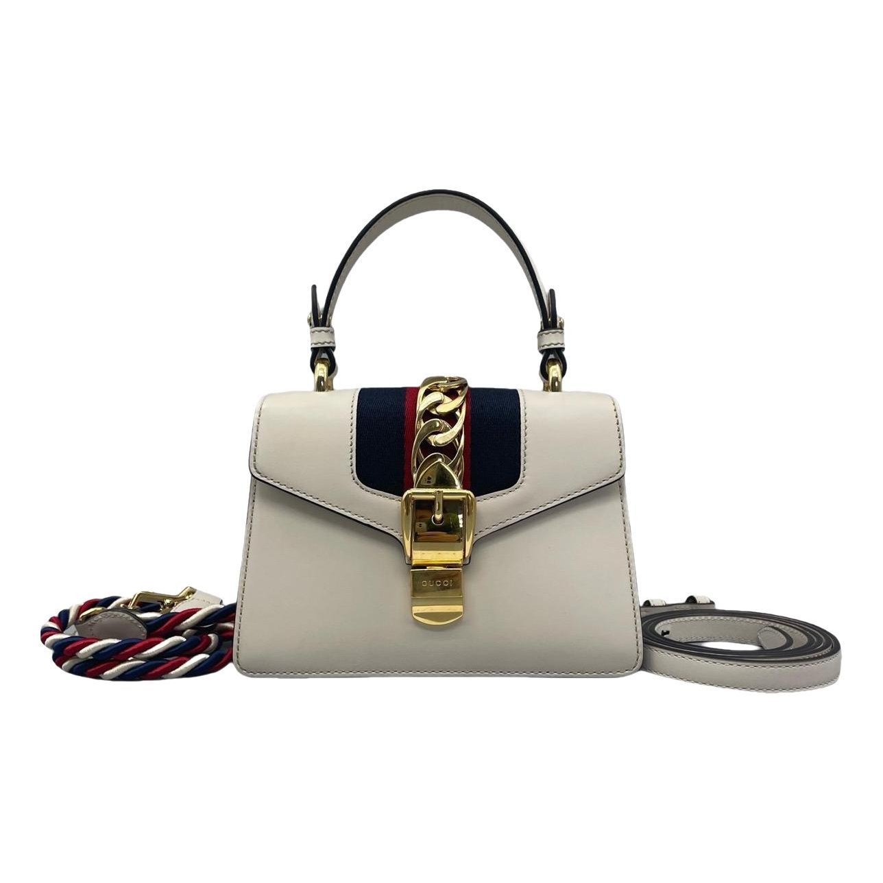 Sylvie Top Handle leather handbag