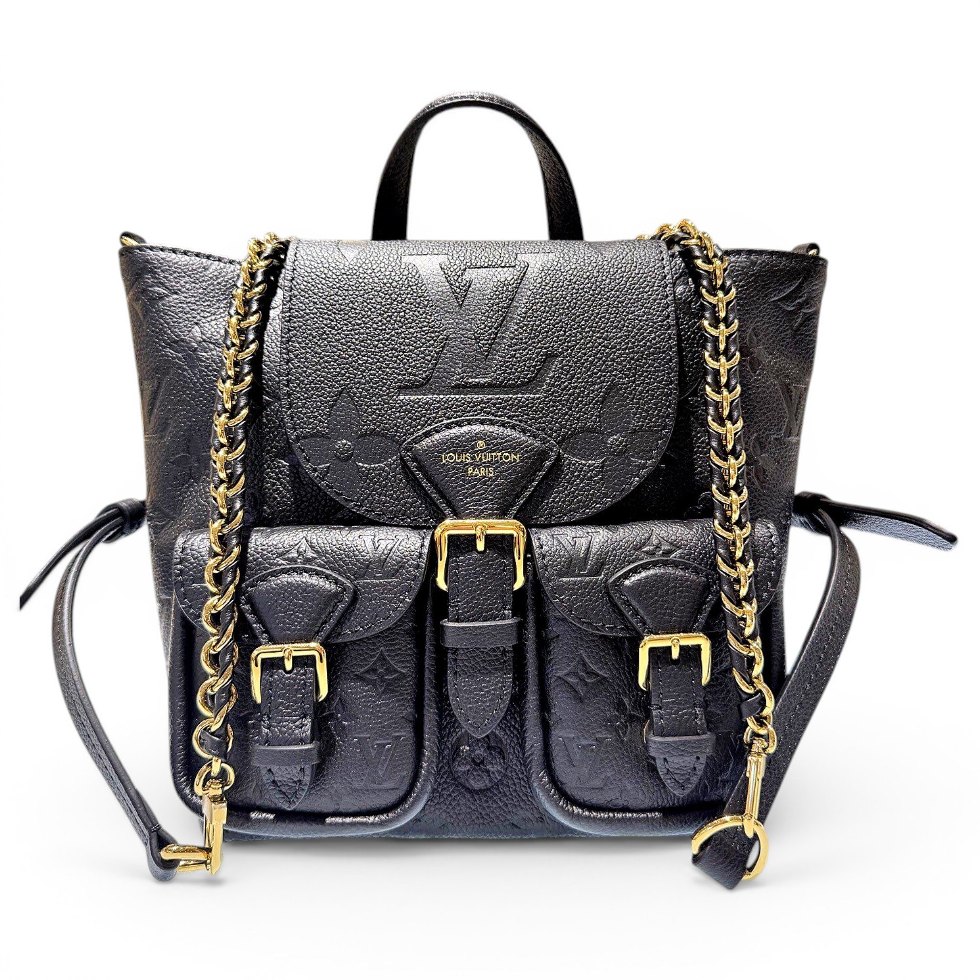Leather backpack