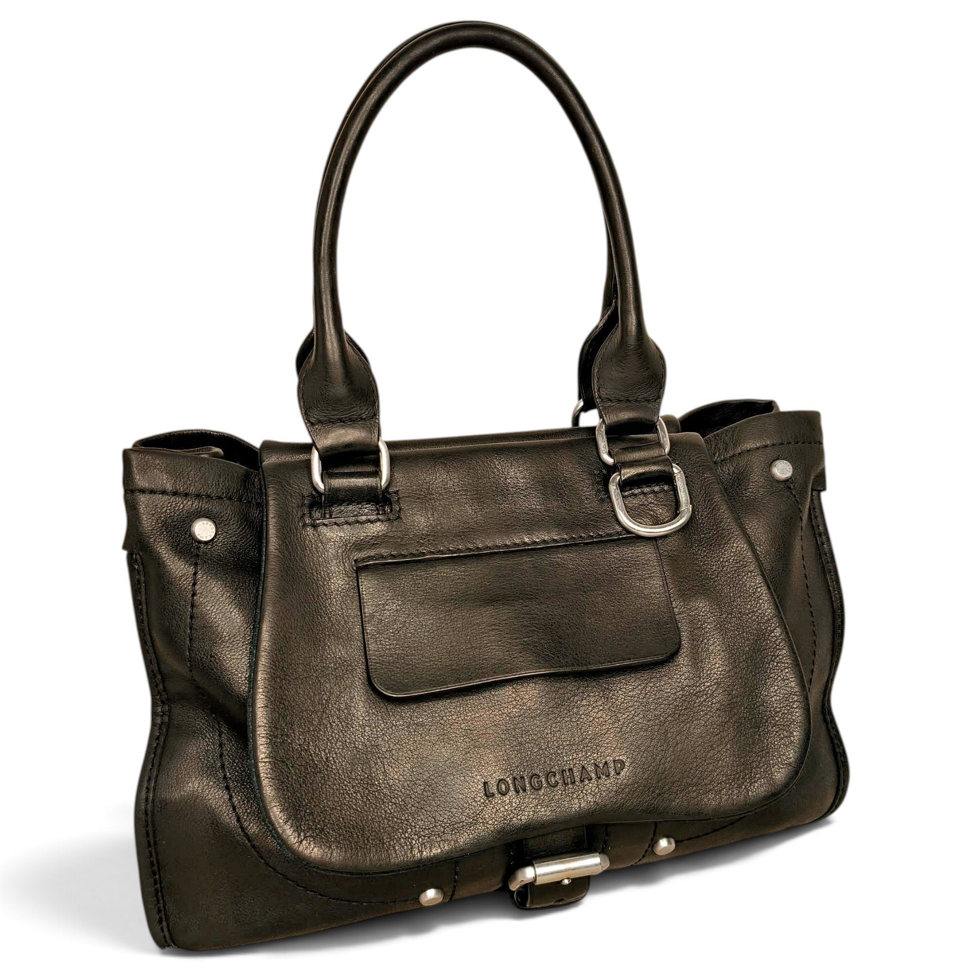 Balzane leather handbag