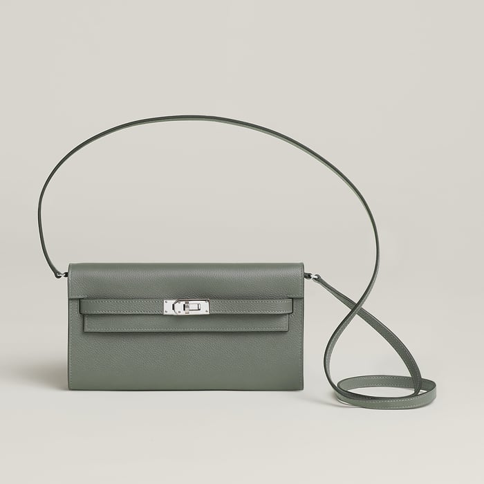 Vert Amande Kelly Classique to Go Wallet