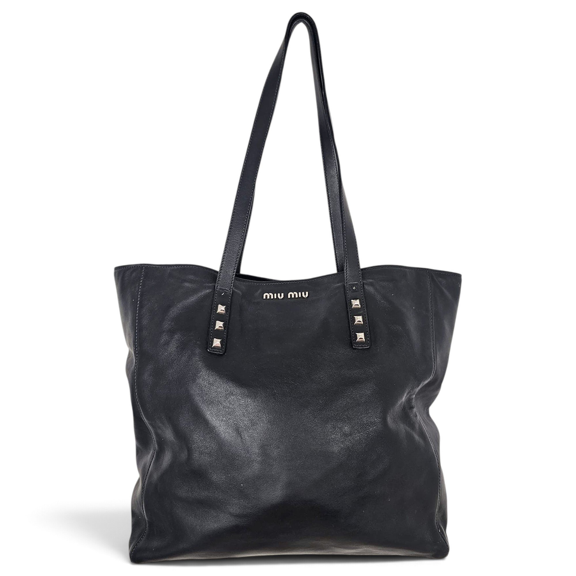 Vitello leather tote