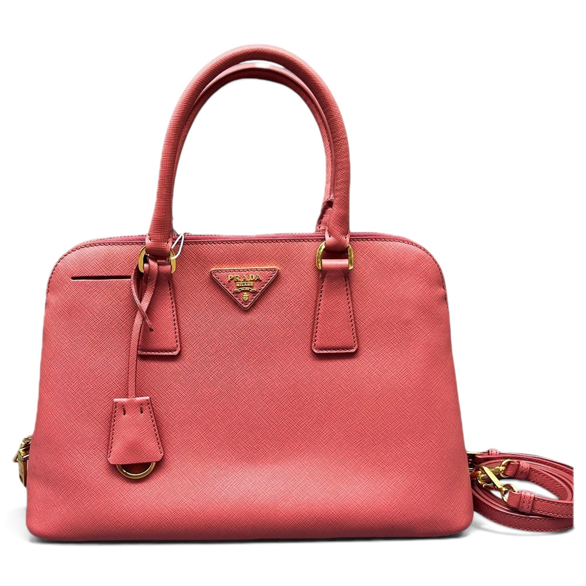 Promenade leather handbag
