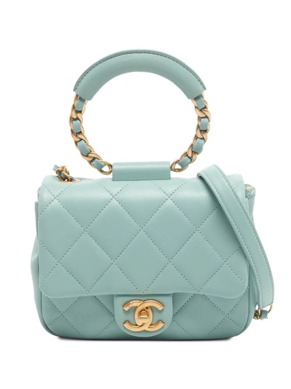 In The Loop quilted mini bag