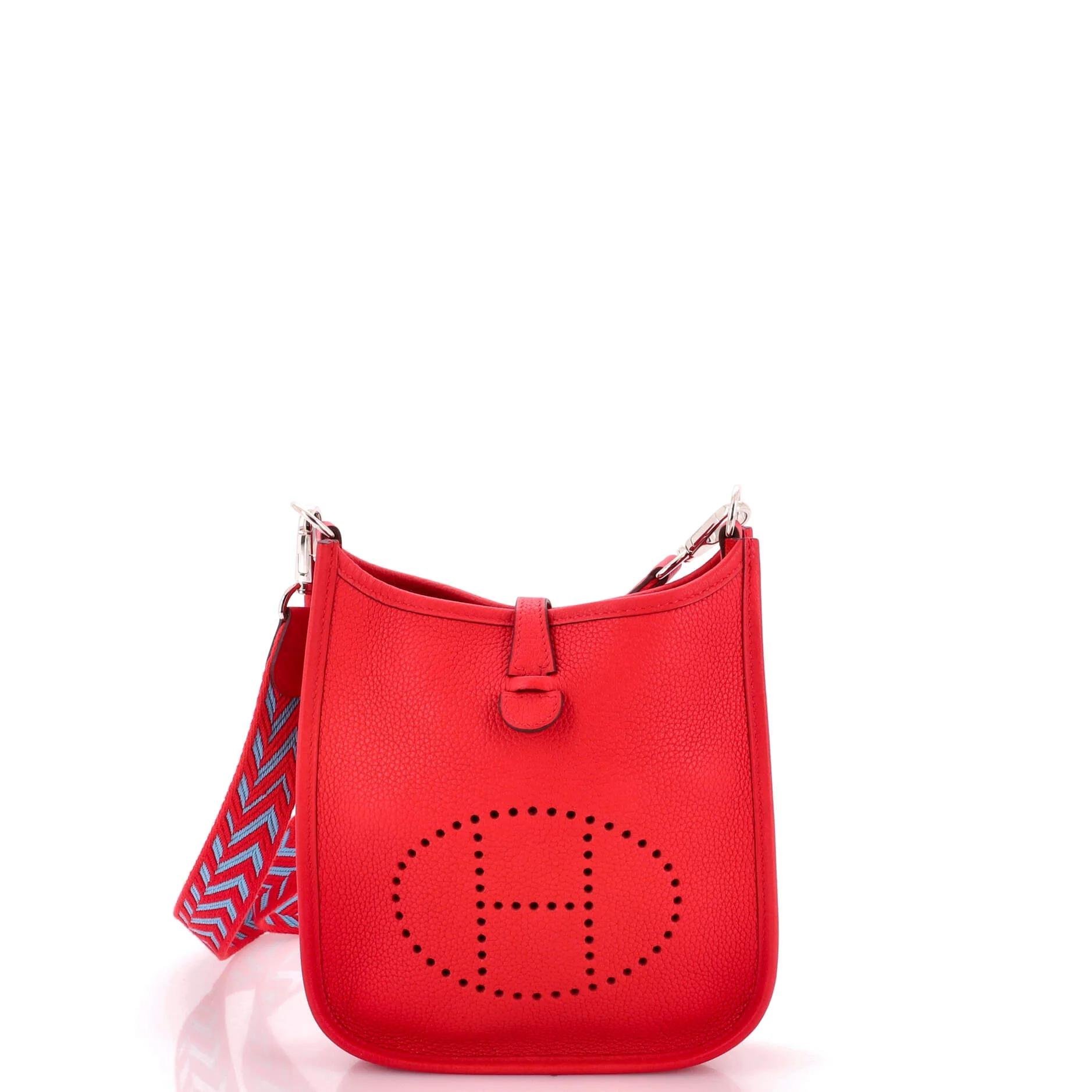 Mini Evelyne leather crossbody bag