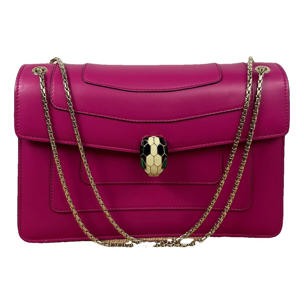 Bvlgari Serpenti leather handbag