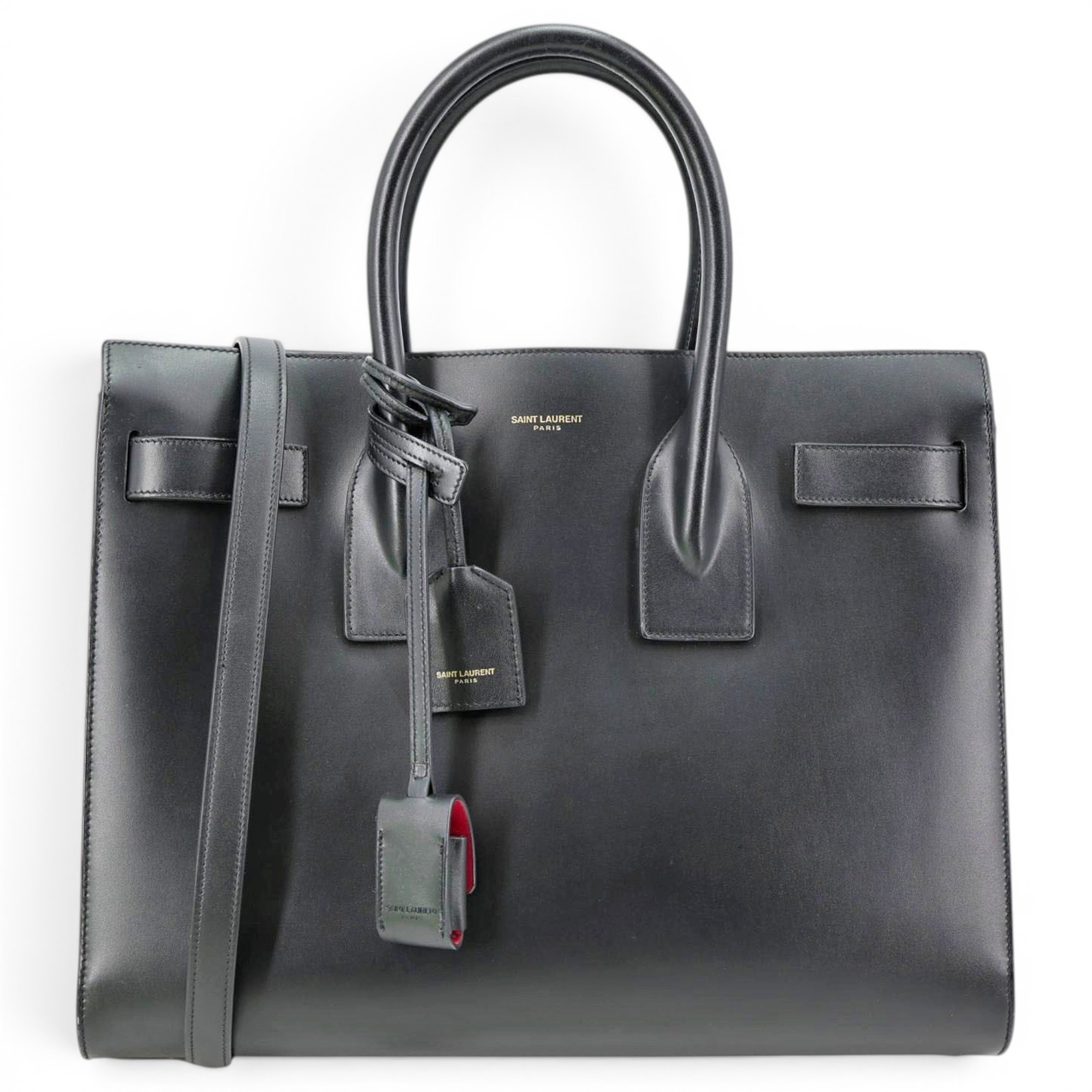 Leather tote