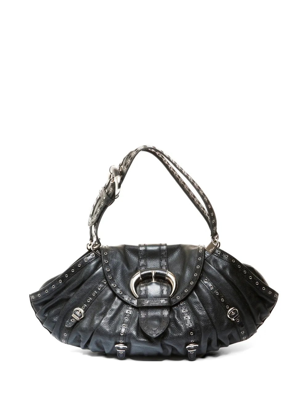 2005 buckled eyelet shoulder bag