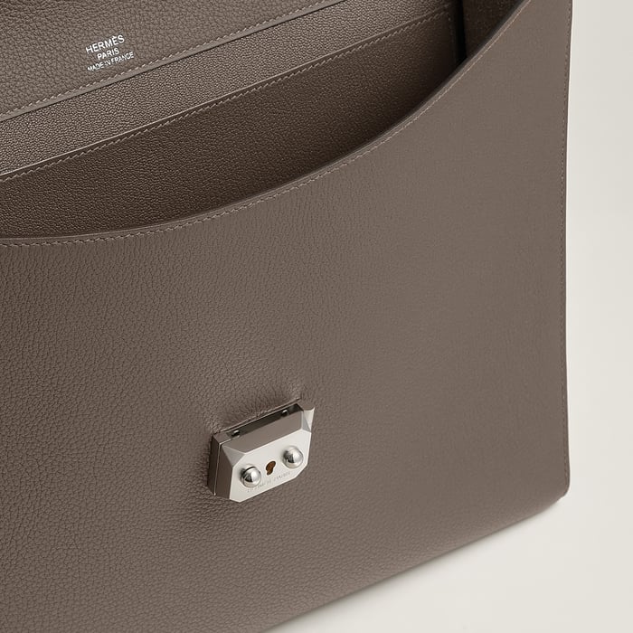 Gris Étain Sac a Depeches Light 1-37 Briefcase