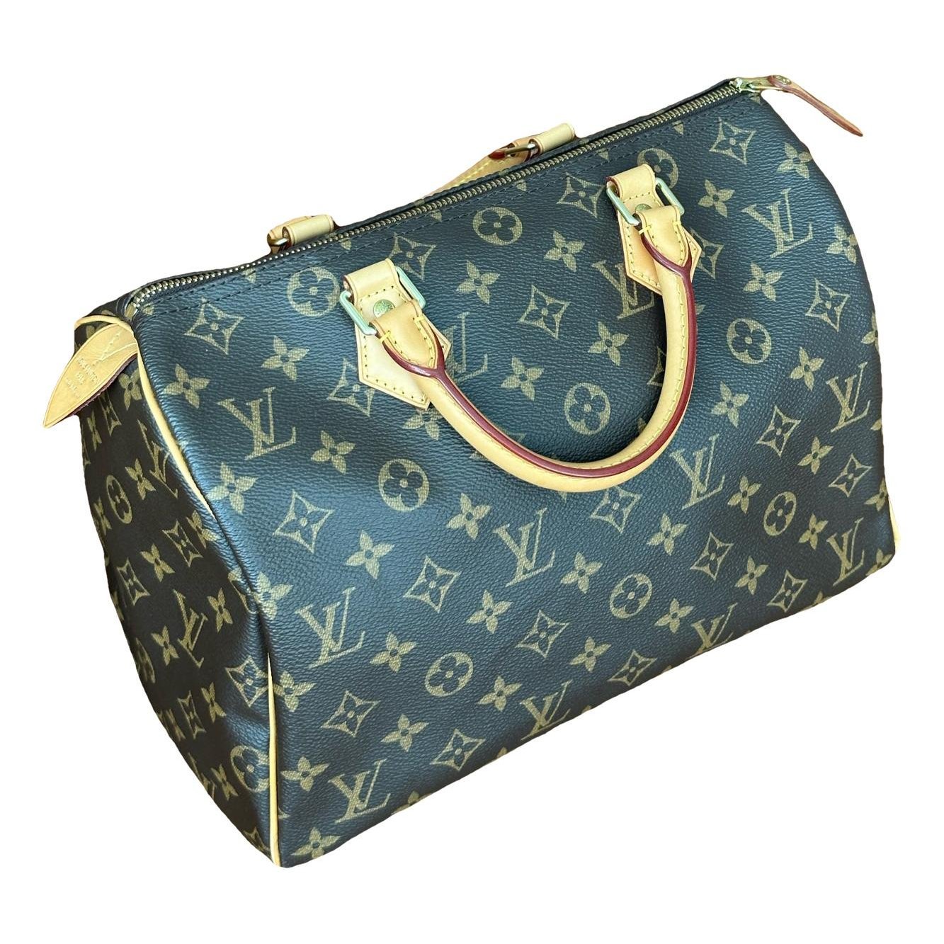 Speedy leather handbag