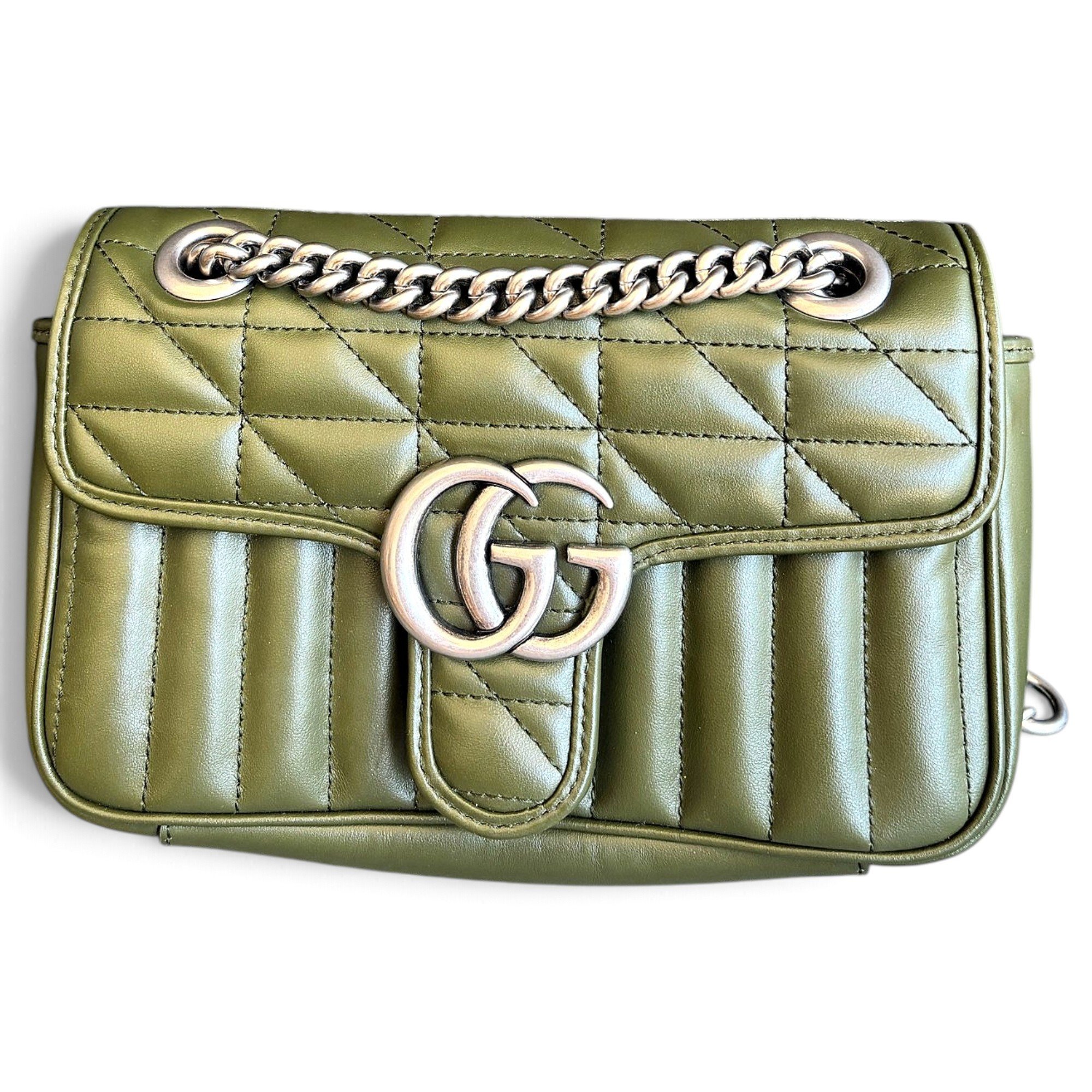 GG Marmont Flap leather handbag