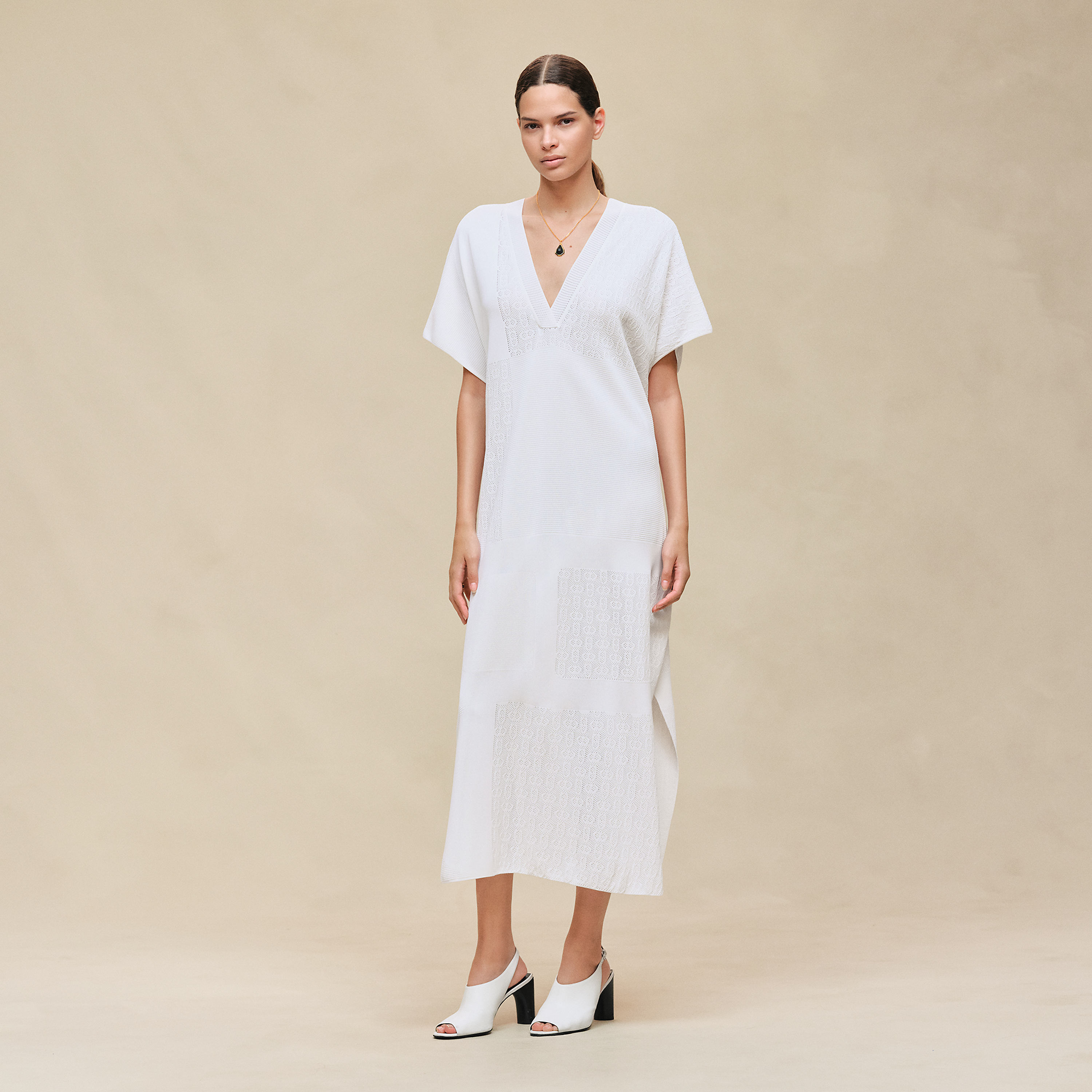 "Chaine d'Ancre" long caftan dress